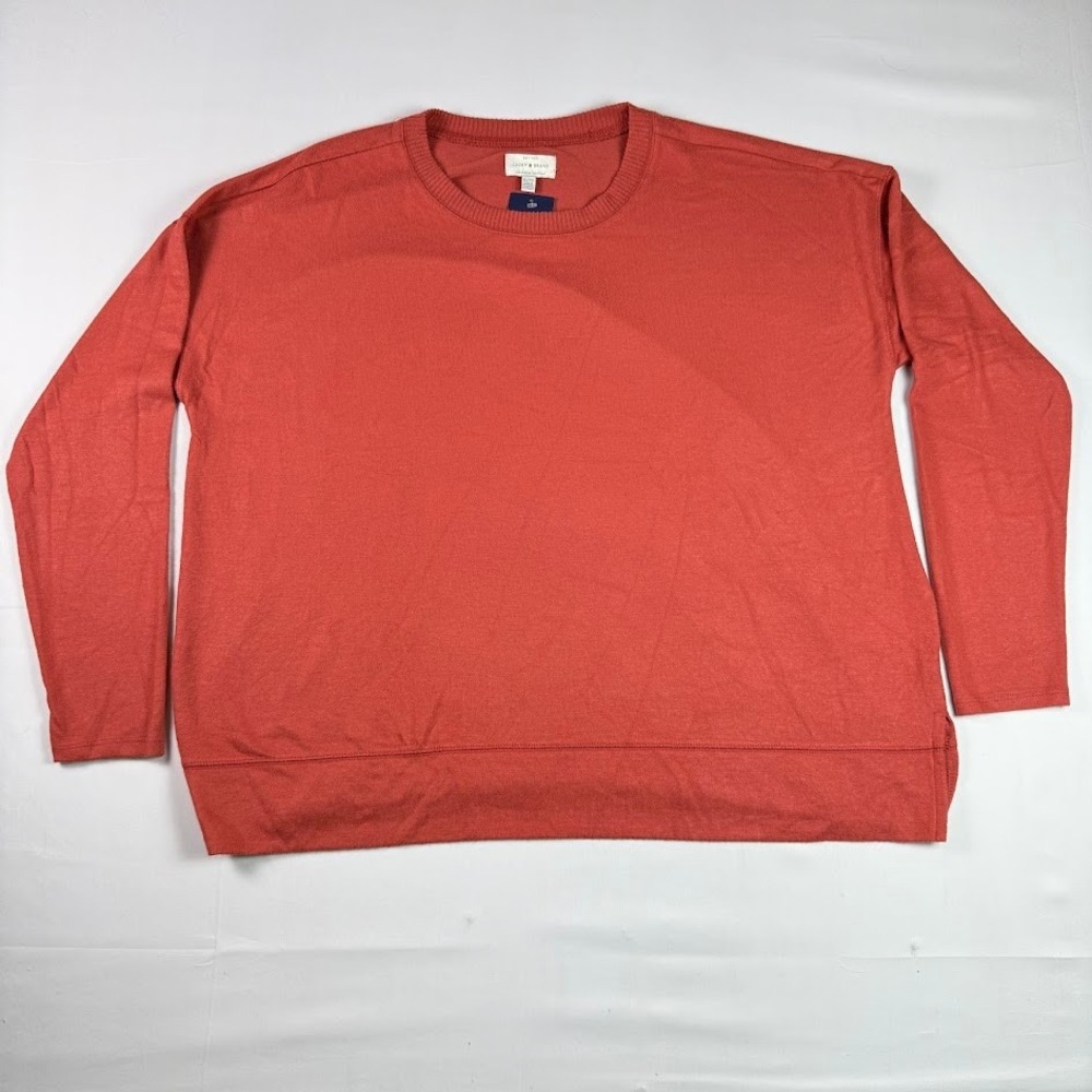 Lucky Brand Womens Super Soft Cloud Knit Lightweight Crewneck Sweater XL New